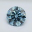 3.01 Ct. Fancy Vivid Blue Round Lab Grown Diamond