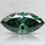 1.97 Ct. Fancy Vivid Pacific Green Marquise Lab Grown Diamond, smalltop view
