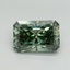 5.04 Ct. Fancy Vivid Green Radiant Lab Grown Diamond