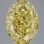 5.58 Ct. Fancy Intense Yellow Oval Lab Grown Diamond