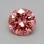 0.37 Ct. Fancy Vivid Pink Round Lab Grown Diamond
