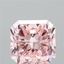 3.01 Ct. Fancy Vivid Pink Radiant Lab Grown Diamond