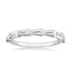 18K White Gold Belvoir Art Deco Diamond Ring, smalltop view