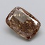 3.02 Ct. Light  Brown Cushion Lab Grown Diamond