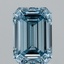 2.16 Ct. Fancy Vivid Blue Emerald Lab Grown Diamond