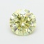 1.07 Ct. Fancy Yellow Round Lab Grown Diamond