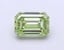 1.11 Ct. Fancy Vivid Green Emerald Lab Grown Diamond