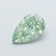 1.14 Ct. Fancy Intense  Green Pear Lab Grown Diamond