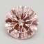 2.70 Ct. Fancy Intense Pink Round Lab Grown Diamond
