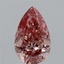 2.00 Ct. Fancy Vivid  Pink Pear Lab Grown Diamond