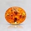 7x5.9mm Unheated Orange Oval Garnet