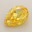 1.71 Ct. Fancy Vivid Yellow Pear Lab Grown Diamond