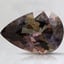 10.9x7.5mm Unheated Parti-Color Pear Tanzanite