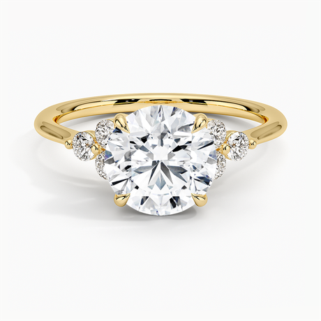 18K Yellow Gold Luxe Melody Diamond Ring (1/5 ct. tw.)