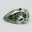 1.31 Ct. Fancy Vivid Green Pear Lab Grown Diamond