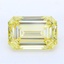 16.22 Ct. Fancy Yellow Emerald Lab Grown Diamond