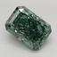 2.34 Ct. Fancy Vivid Green Radiant Lab Grown Diamond