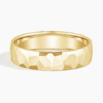 Hammered Quattro 5mm Ring