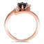 Okal Antique Reproduction Bypass Ring, smallside view