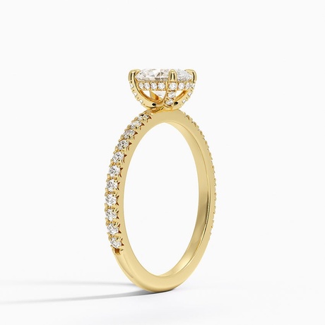 Flush Fit Engagement Ring