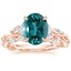 14K Rose Gold Secret Garden Diamond Ring (1/2 ct. tw.), smalltop view