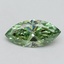 1.03 Ct. Fancy Vivid Green Marquise Lab Grown Diamond