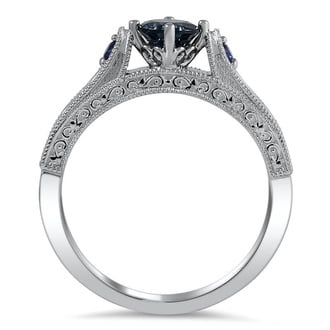 Custom Compass Point Vintage-Inspired Ring