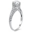 The Elda Ring, smalltop view on a hand
