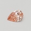 0.43 Ct. Fancy Intense Pink Pear Lab Grown Diamond