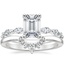 18K White Gold Joelle Diamond Ring (1/3 ct. tw.) with Lunette Diamond Ring