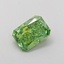 1.01 Ct. Fancy Vivid  Green Radiant Lab Grown Diamond