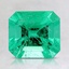 7.6x6.9mm Colombian Emerald