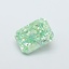 1.37 Ct. Fancy Vivid Green Radiant Lab Grown Diamond