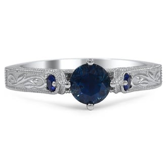 Custom Compass Point Vintage-Inspired Ring