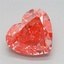 1.81 Ct. Fancy Vivid Pink Heart Lab Grown Diamond