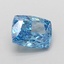 2.03 Ct. Fancy Vivid Blue Cushion Lab Grown Diamond