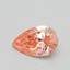 0.70 Ct. Fancy Intense Pink Pear Lab Grown Diamond