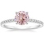 18K White Gold Ballad Three-Quarter Coverage Diamond Ring (1/4 ct. tw.), smalltop view