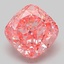 2.05 Ct. Fancy Vivid Pink Cushion Lab Grown Diamond