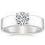18K White Gold Alden Diamond Ring, smalltop view
