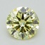 1.08 Ct. Fancy Intense Yellow Round Lab Grown Diamond