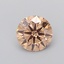 1.29 Ct. Light Brown Round Lab Grown Diamond