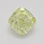 0.85 Ct. Fancy Light Yellow Cushion Diamond