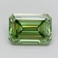5.10 Ct. Fancy Vivid  Green Emerald Lab Grown Diamond