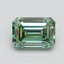 1.08 Ct. Fancy Vivid Pacific Green Emerald Lab Grown Diamond