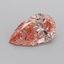 0.51 Ct. Fancy Intense Pink Pear Lab Grown Diamond
