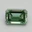 1.59 Ct. Fancy Vivid Pacific Green Emerald Lab Grown Diamond