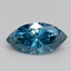 1.23 Ct. Fancy Vivid Blue Marquise Lab Grown Diamond