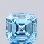 2.06 Ct. Fancy Vivid Blue Asscher Lab Grown Diamond