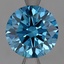 1.79 Ct. Fancy Vivid Blue Round Lab Grown Diamond